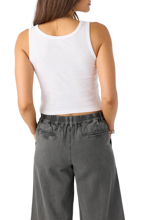 O'neill Flora Flora Graphic Crop Tank In White