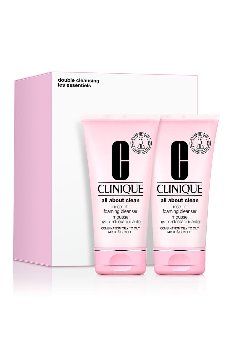 Full Size All About Clean Rinse-Off Foaming Cleanser Set (Nordstrom Exclusive), Main, color, NO COLOR