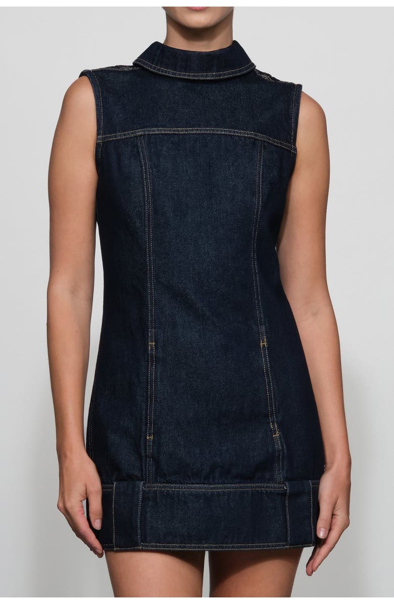 Et Ochs Winslow Denim Mini Dress, Alternate, color, Midnight