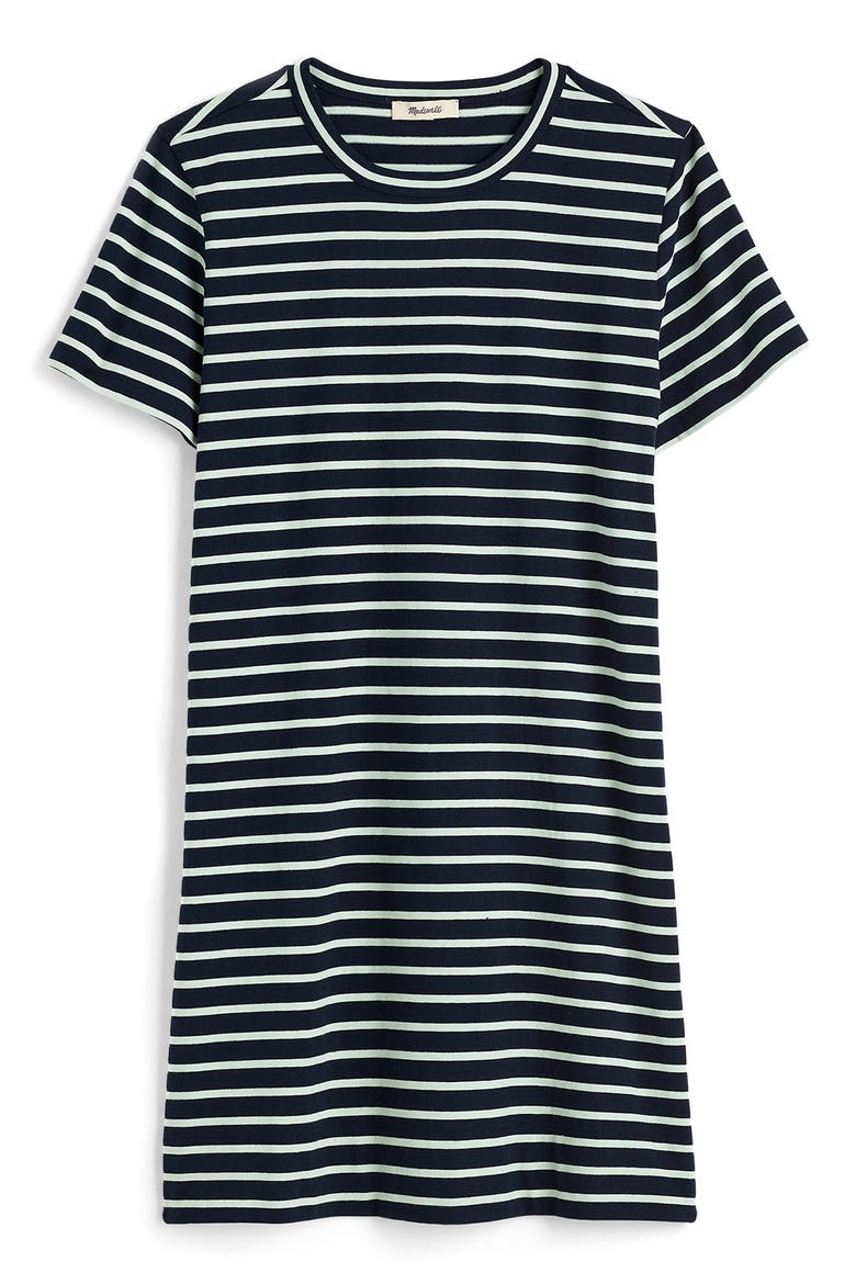 Stripe T-Shirt Minidress, Alternate, color, DARK NAVY