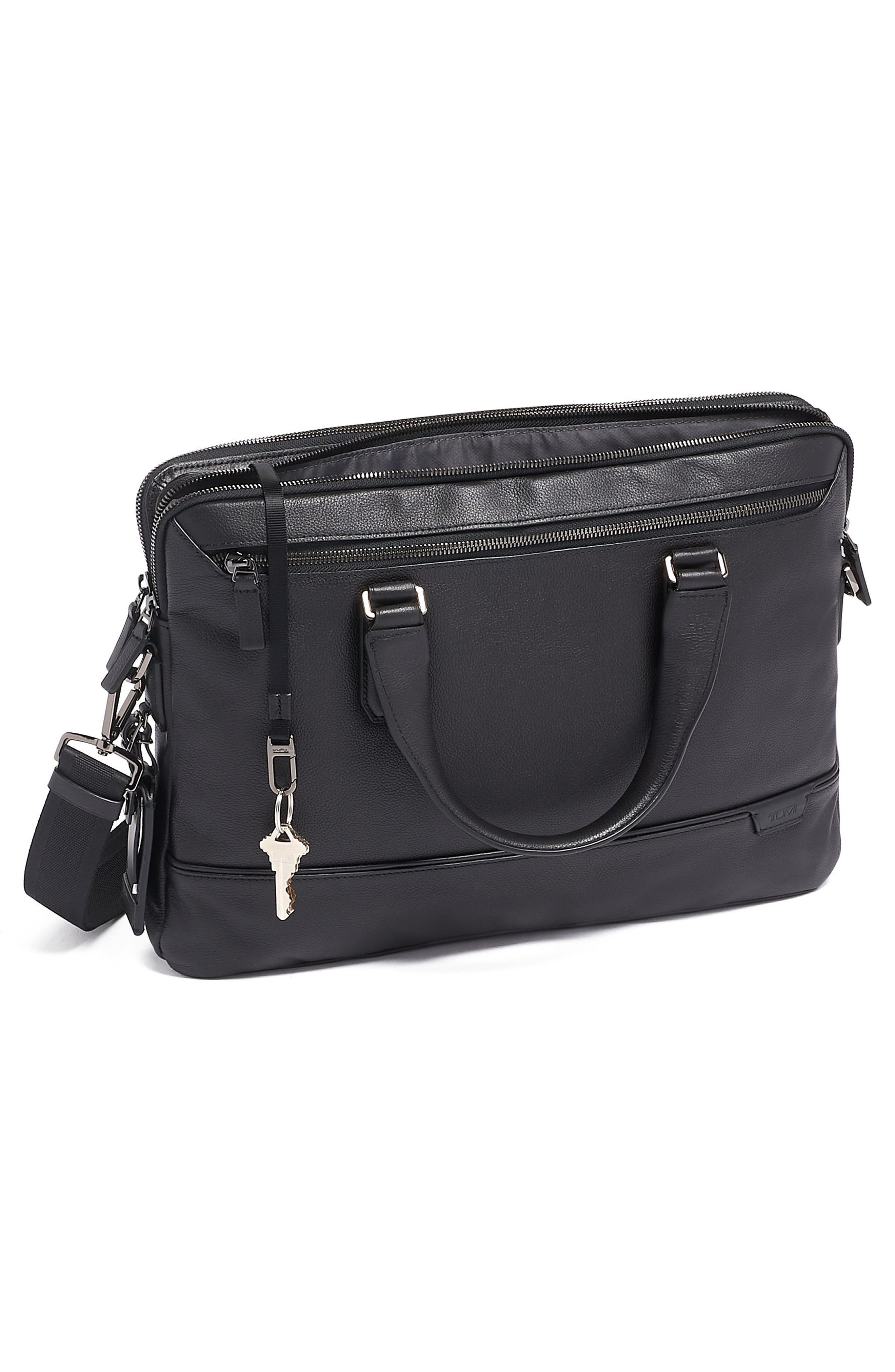 TUMI Sycamore Slim Leather Briefcase, Alternate, color, 