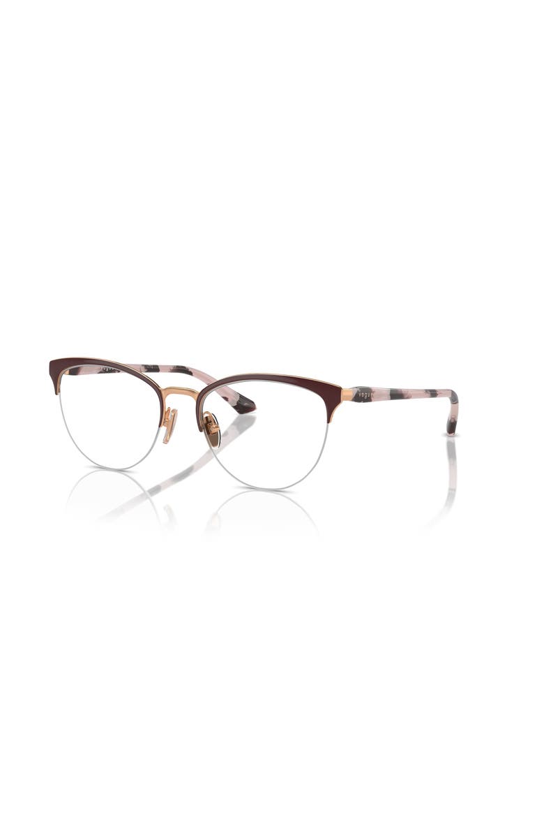 51mm Oval optical glasses, Main, color, Red