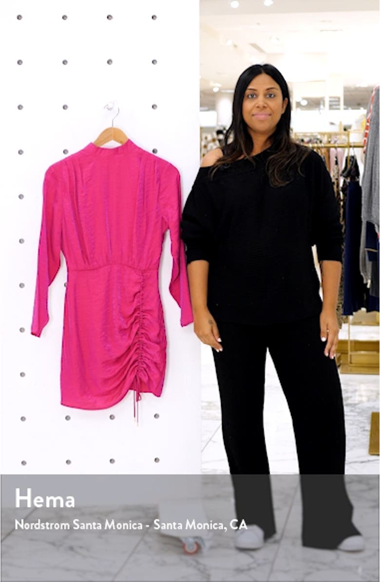 Yasmine Long Sleeve Minidress, sales video thumbnail