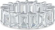 CZ by Kenneth Jay Lane Emerald-Cut Cubic Zirconia Eternity Band