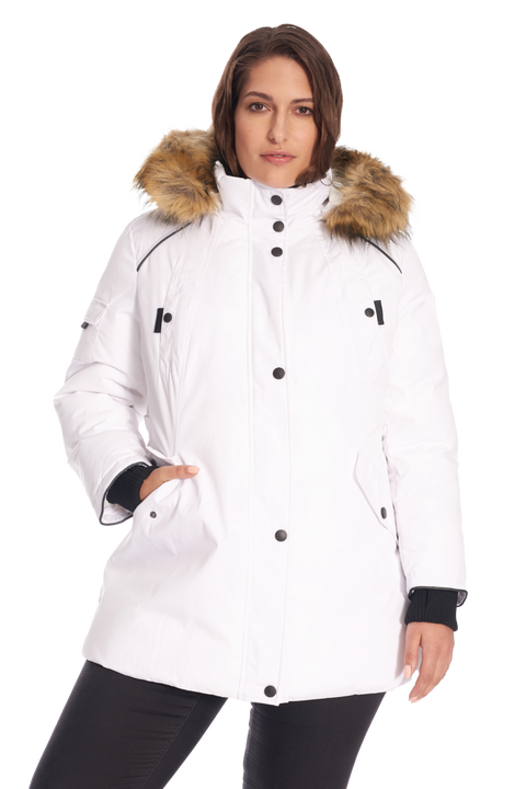 GLACIER PLUS SIZE - Vegan Down Classic Winter Parka Jacket