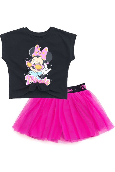 Minnie Mouse 2-Piece T-Shirt and Tutu Skort Set