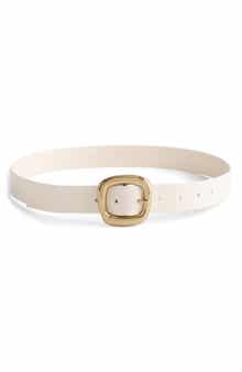 Madewell Puffy Buckle Leather Belt