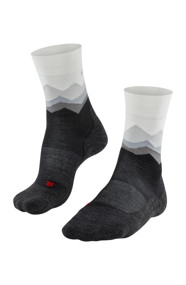 Falke TK2 Explore Crest Hiking Socks, Main, color, Black