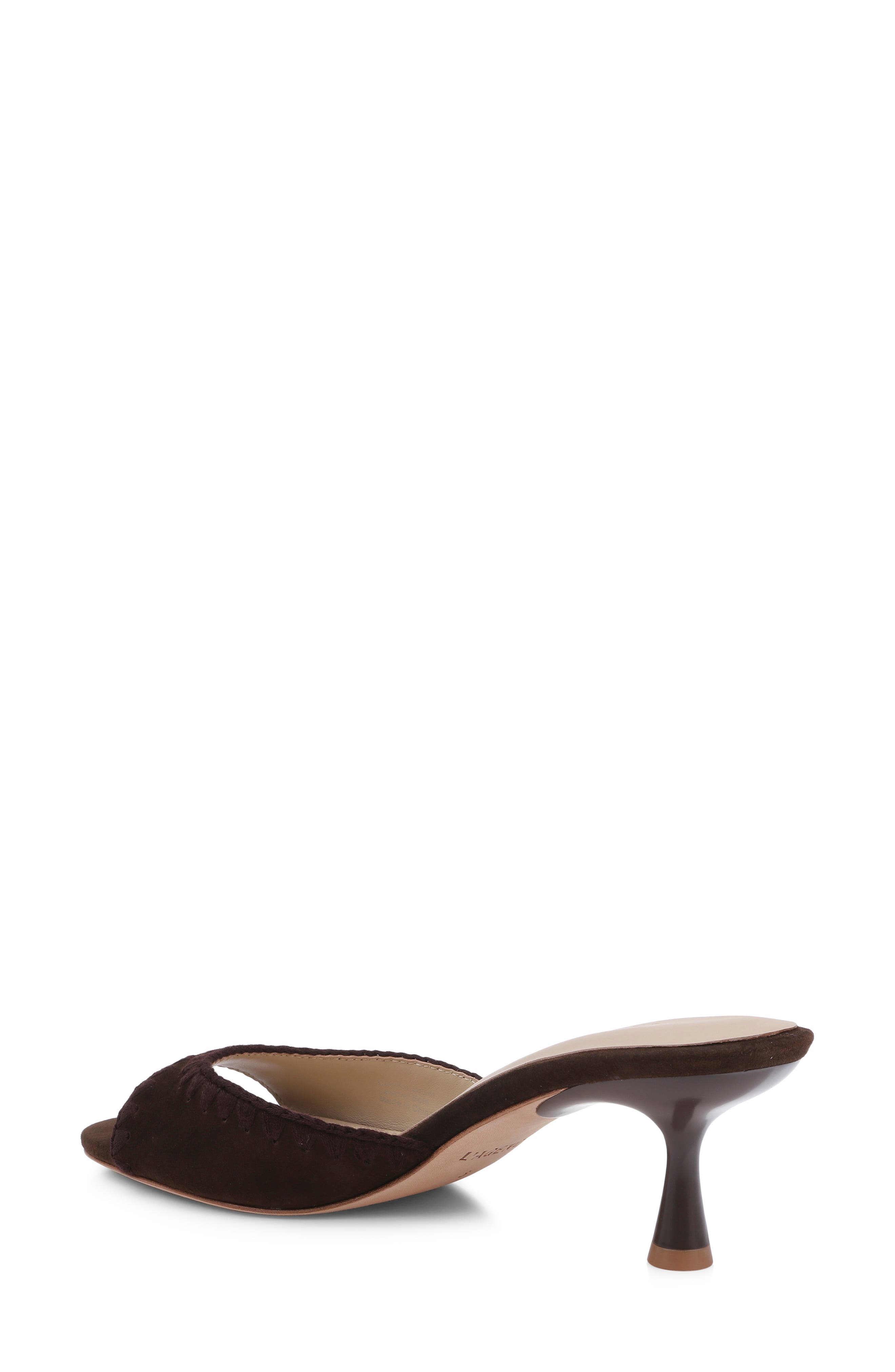 Lexington Slide Sandal, Alternate, color, CHOCOLATE SUEDE