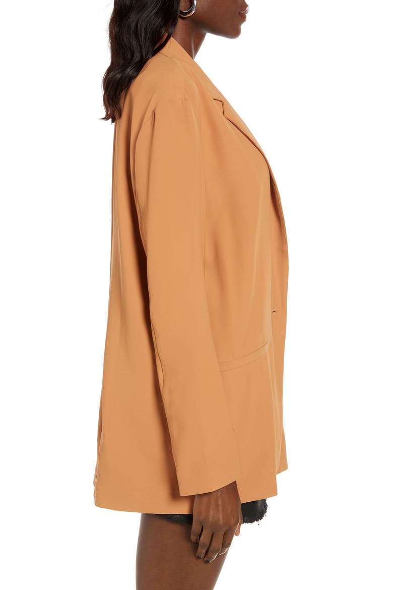 Boyfriend Blazer, Alternate, color, TAN LION