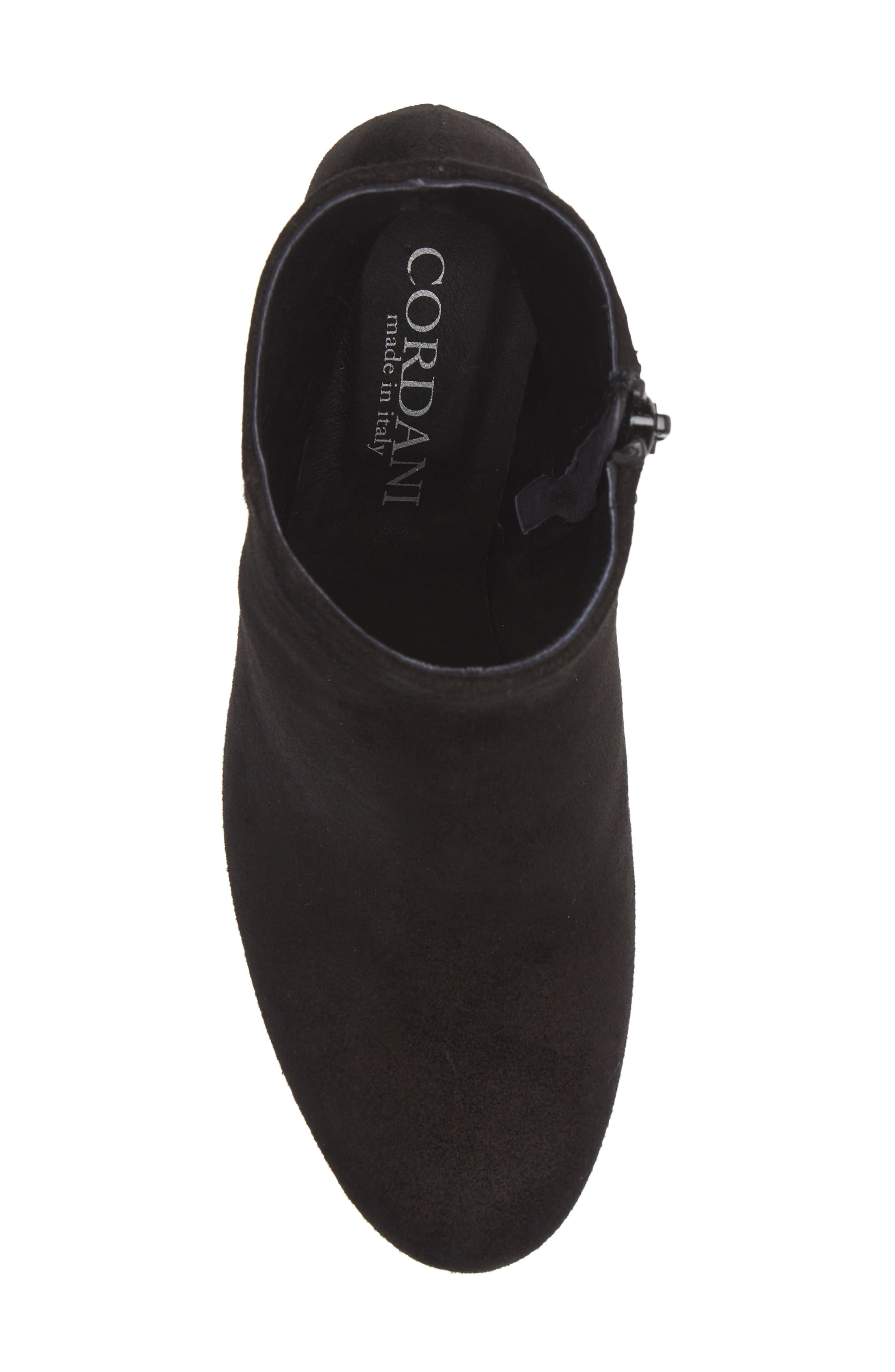 Cordani Nickie Platform Bootie, Alternate, color, Black Suede
