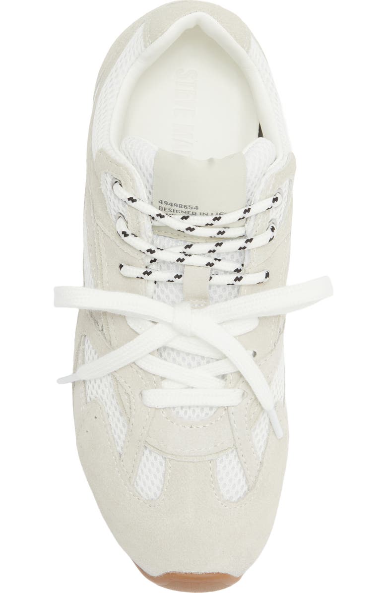 Steve Madden Aziel Sneaker, Alternate, color, White Suede