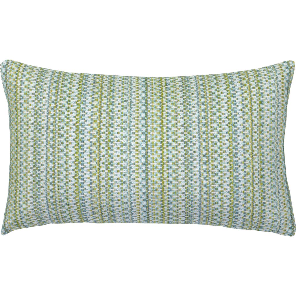 Elaine Smith Kaleidoscope Chenille Micro Check Indoor & Outdoor Woven Accent Pillow