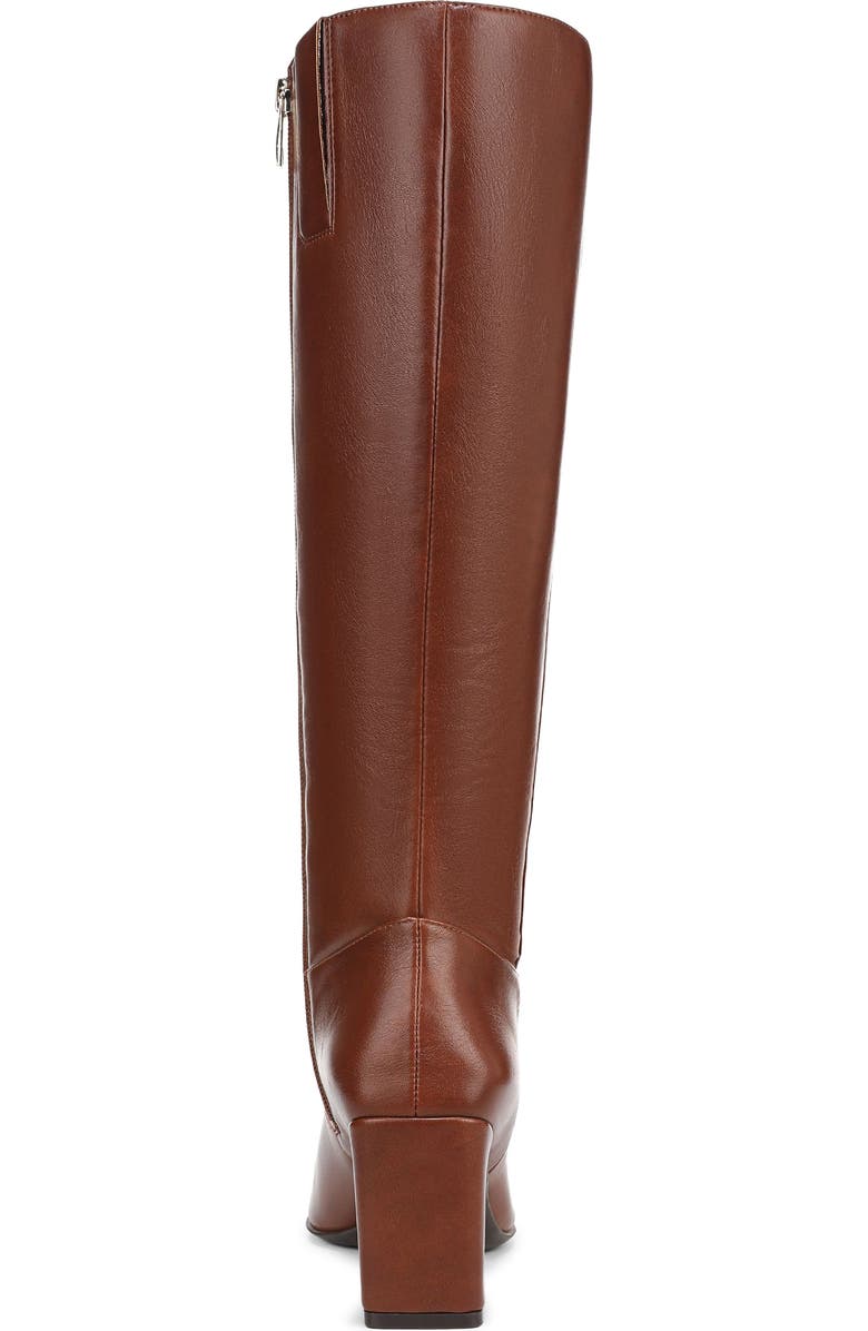 Naturalizer Nona Square Toe Boot, Alternate, color, Saddle Tan Faux Leather