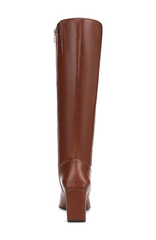 Naturalizer Nona Square Toe Boot In Brown