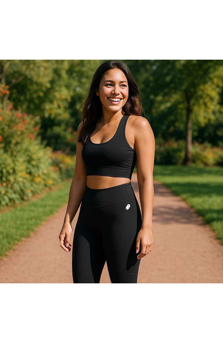 Dalix Ghost Seamless Flow Leggings, Alternate, color, Black