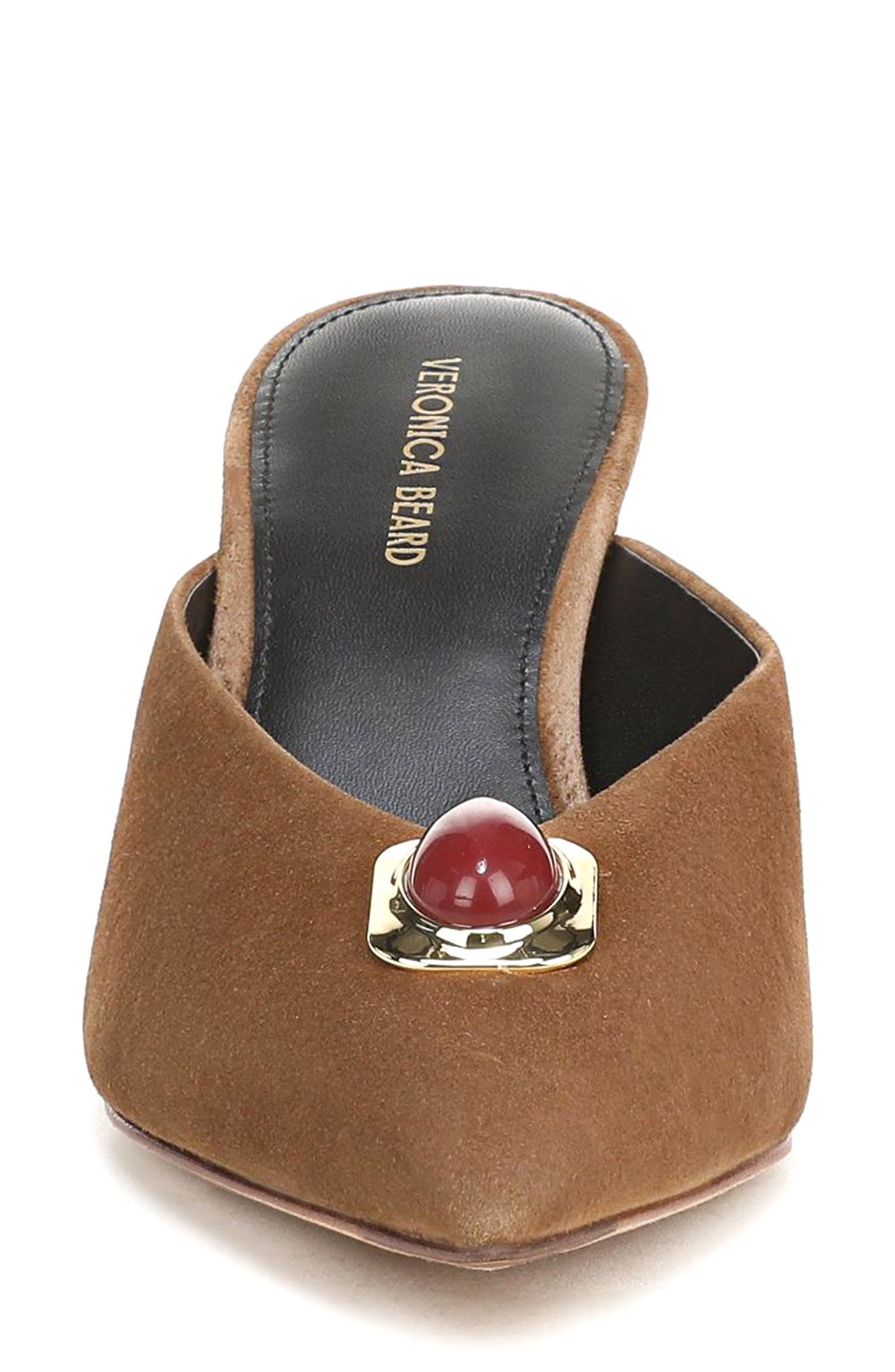 Rochelle Pointed Toe Mule, Alternate, color, CHESTNUT