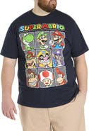 True Nation by DXL Big & Tall Mario Kart Party Pals Graphic Tee