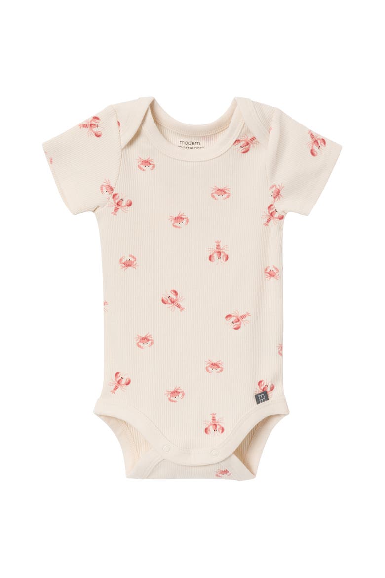 Bodysuits & Shorts 4-Pack Set, Alternate, color, Lobster