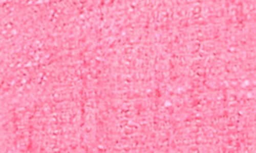 Likely Annalisa Feather Trim Tweed Cocktail Minidress In Pink Sugar