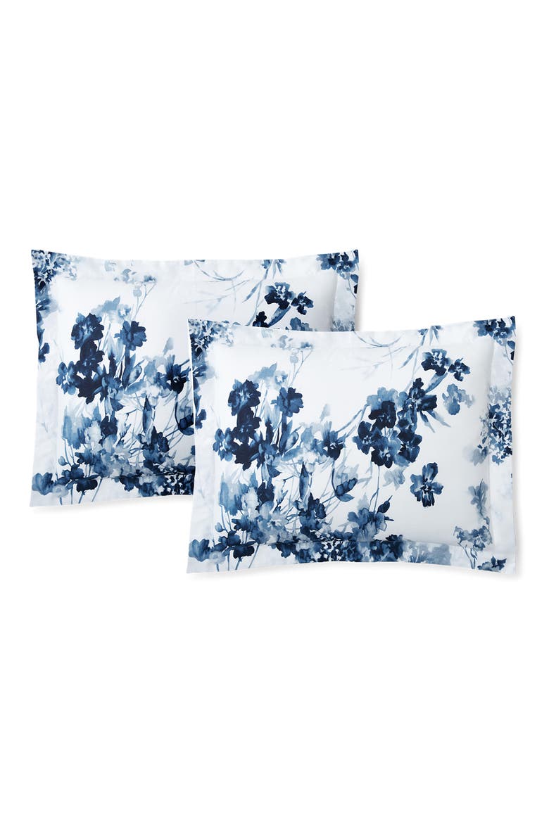 Flora Floral Sateen Comforter & Sham Set, Alternate, color, BLUE MULTI
