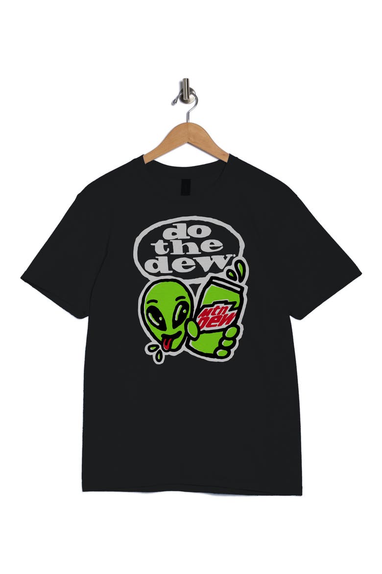 Mountain Dew Graphic T-Shirt, Alternate, color, BLACK