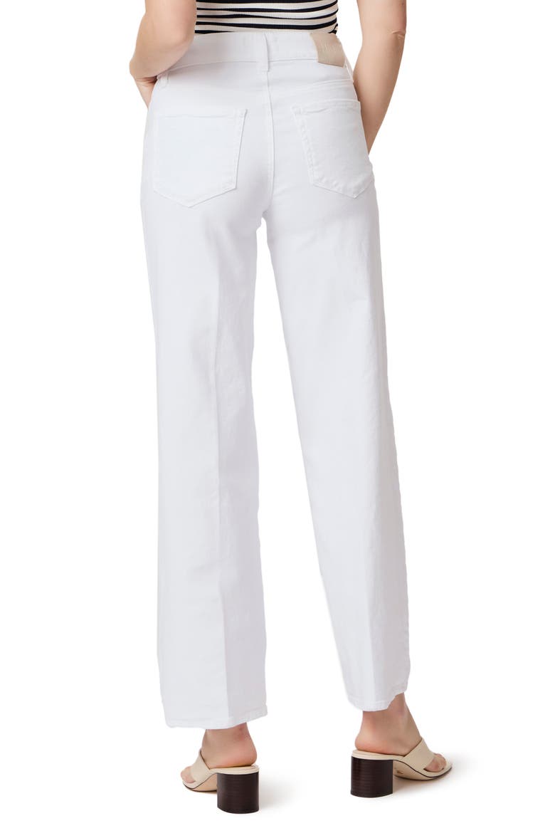 Sasha High Waist Wide Leg Jeans, Alternate, color, CRSP WHT