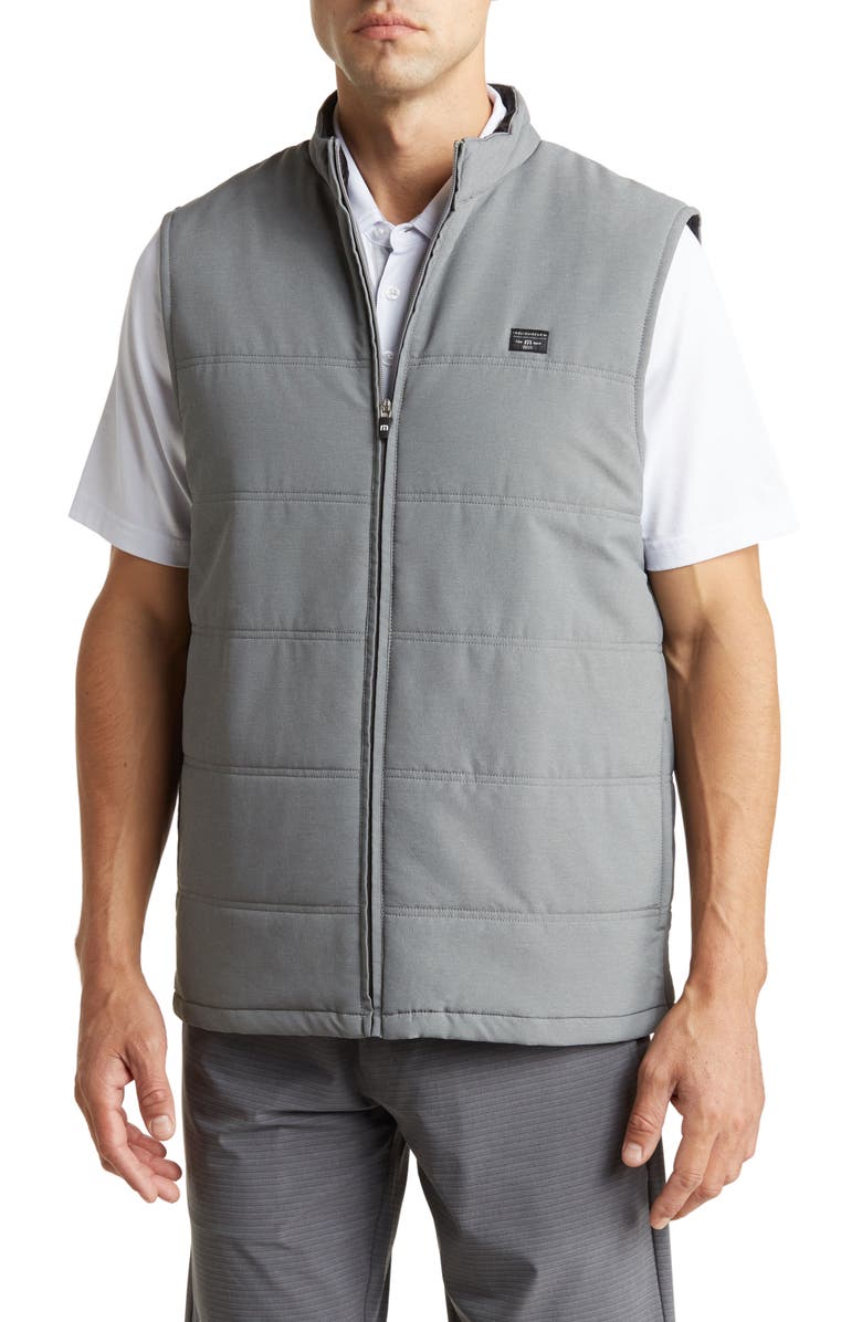 TravisMathew Keep On Keepin On Regular Fit Vest, Main, color, Quiet Shade