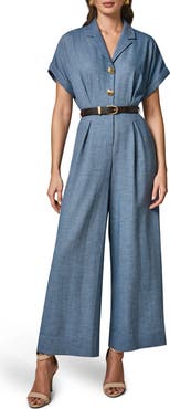 Donna Karan New York Belted Jumpsuit