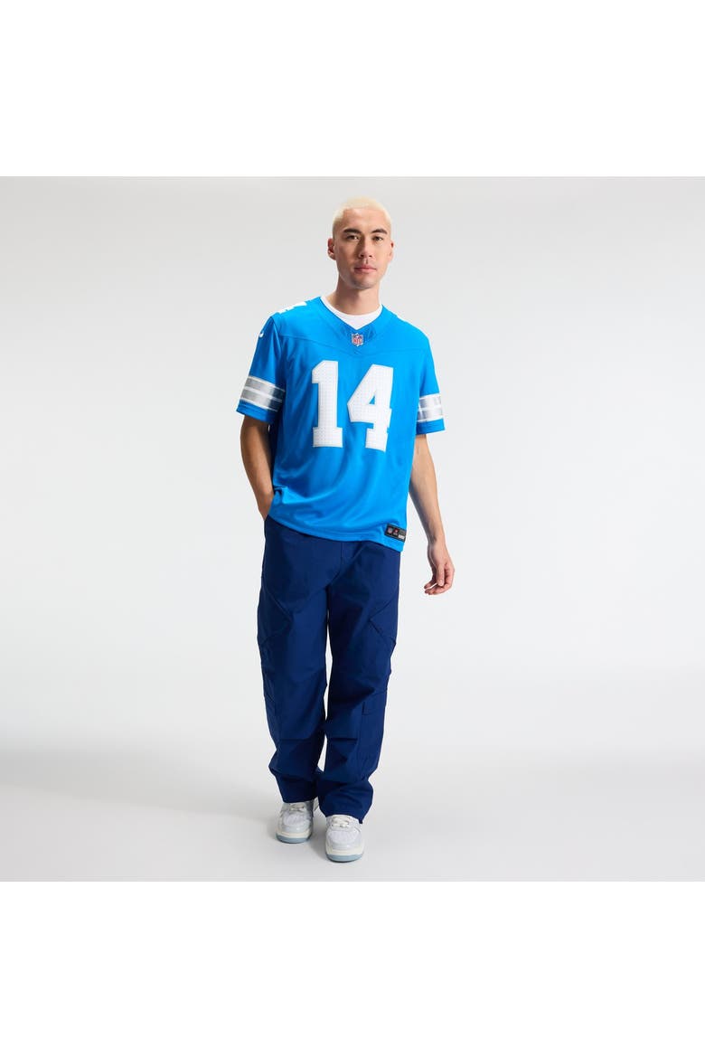 Men's Nike Amon-Ra St. Brown Blue Detroit Lions Team Vapor F.U.S.E. Stitched Limited Jersey, Alternate, color, Blue