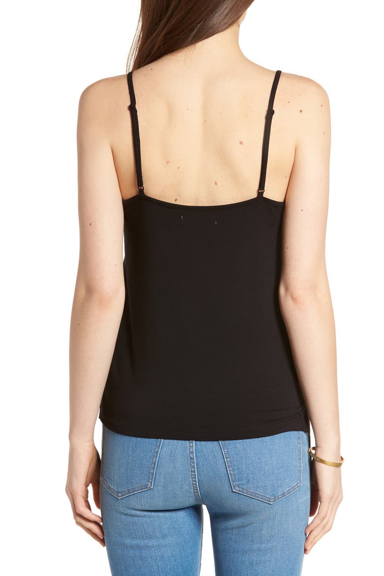 Layering Camisole Top, Alternate, color, TRUE BLACK