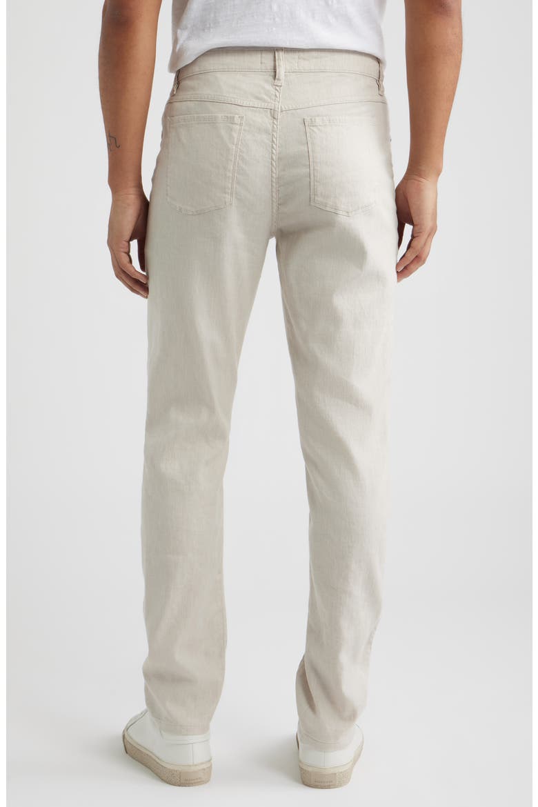 Straight Leg Five Pocket Pants, Alternate, color, ALMOND