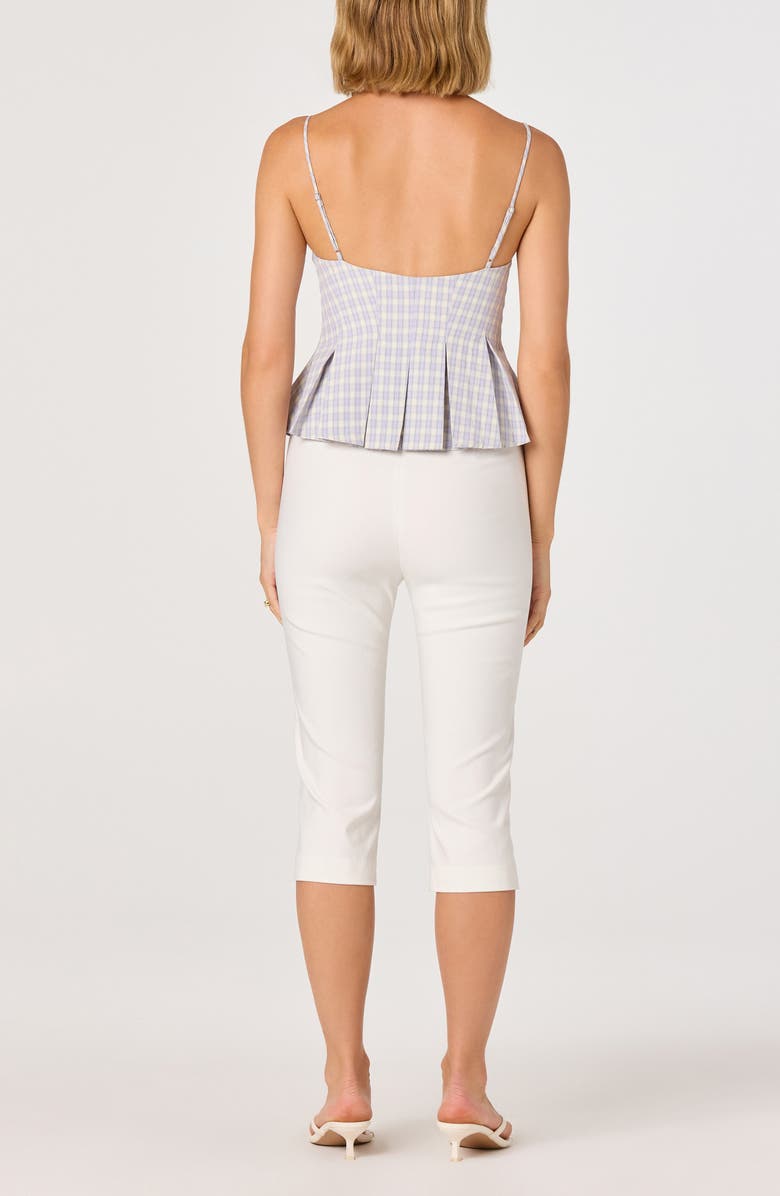 ASTR the Label Lesly Check Cotton Blend Camisole Top, Alternate, color, Purple Plaid