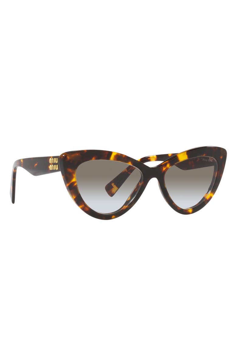 Miu Miu 54mm Gradient Cat Eye Sunglasses, Alternate, color, 
