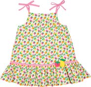 Florence Eiseman Printed Seersucker Dress With Fruit