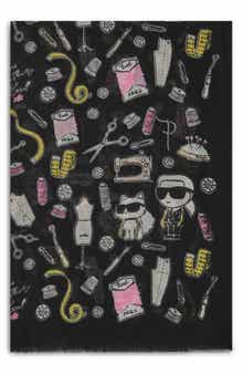 Choupette's Atelier Logo Scarf