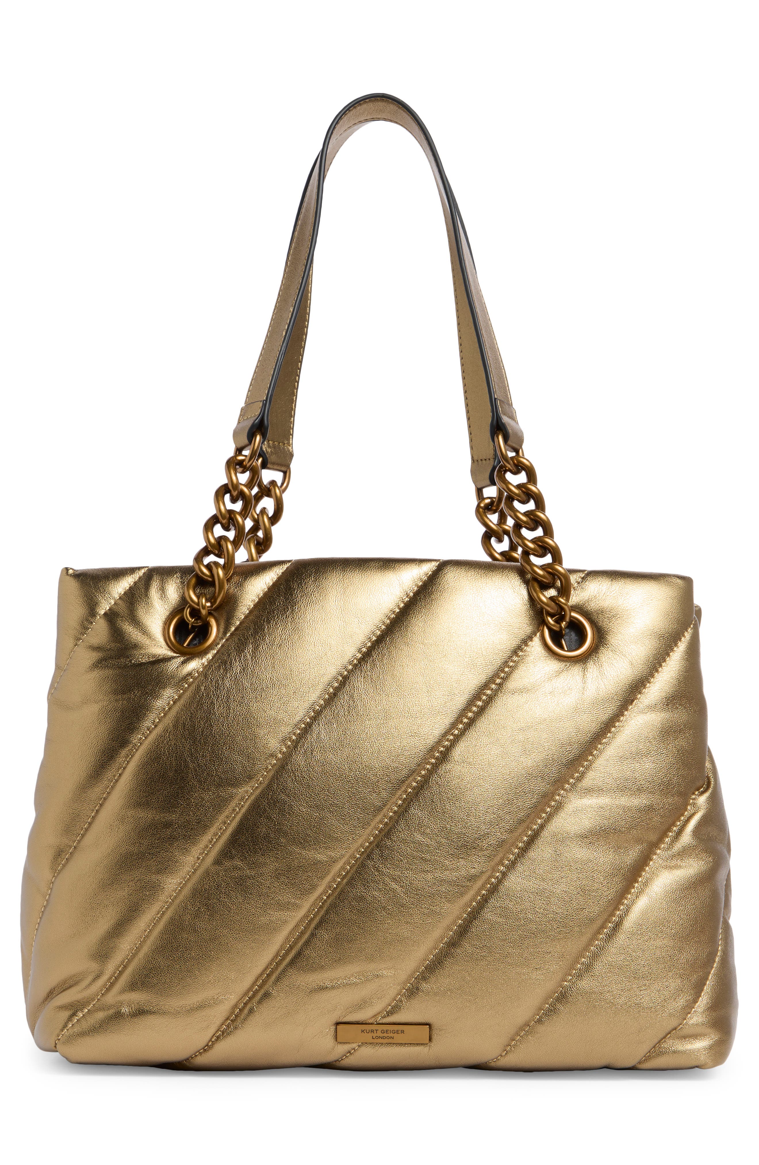 Kurt Geiger London Soho Tote, Alternate, color, Bronze