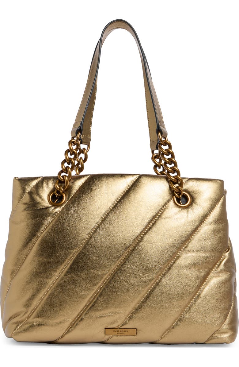 Kurt Geiger London Soho Tote, Alternate, color, Bronze