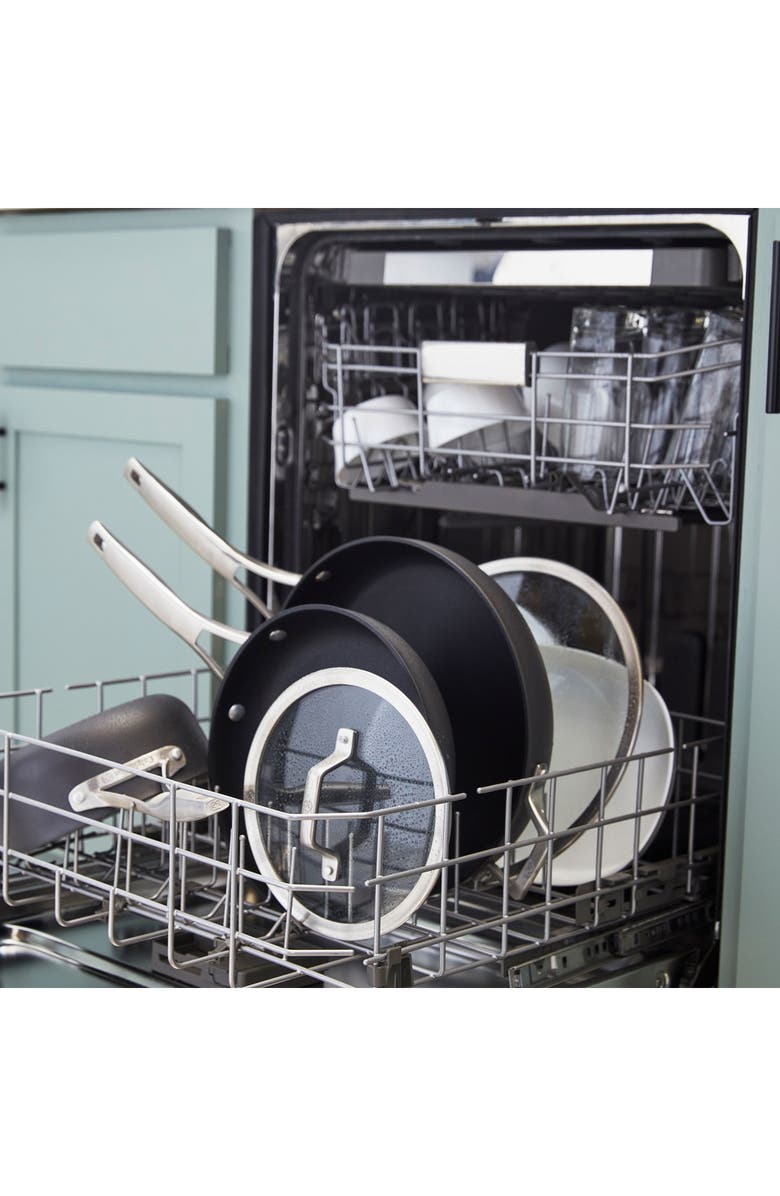 CALPHALON Premier Hard Anodized Nonstick 8-Piece Cookware Set, Alternate, color, Black