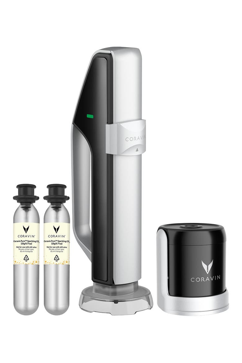 Sparkling Wine Preservation System, Main, color, SILVER