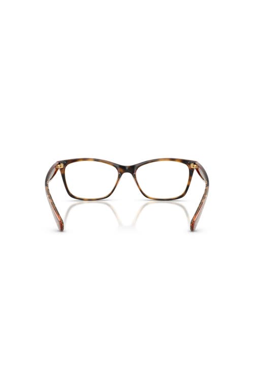 Ralph 52mm Cat Eye Optical Glasses In Brown