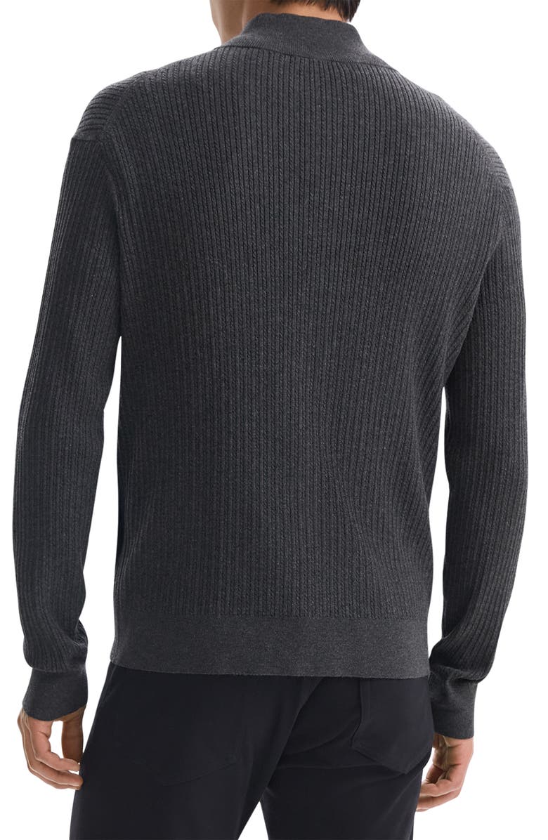 Theory Riland Cable Zip Cardigan, Alternate, color, 