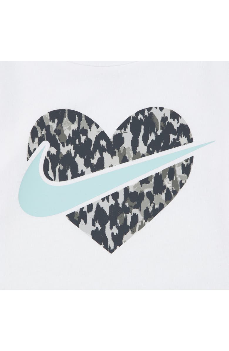 Nike Kids' Heart Long Sleeve Graphic T-Shirt & Leggings Set, Alternate, color, Dark Grey Heather