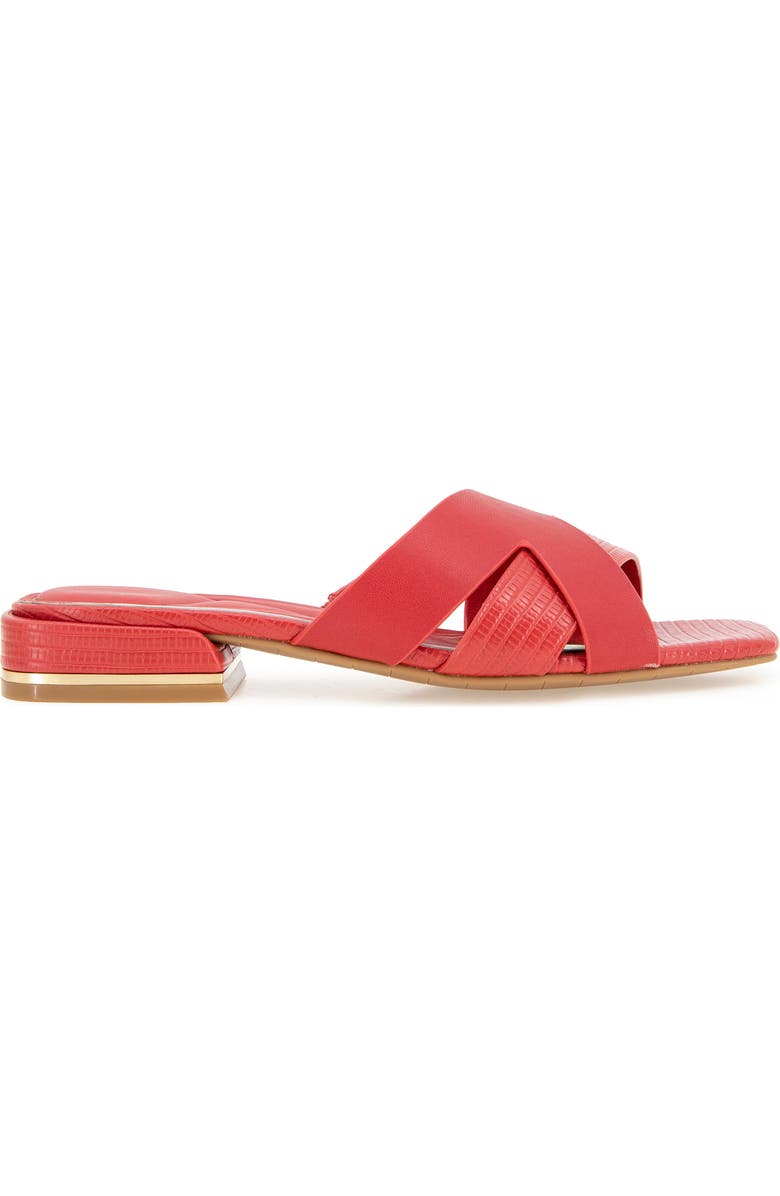 Kenneth Cole Issa Slide Sandal, Alternate, color, Red Lizard