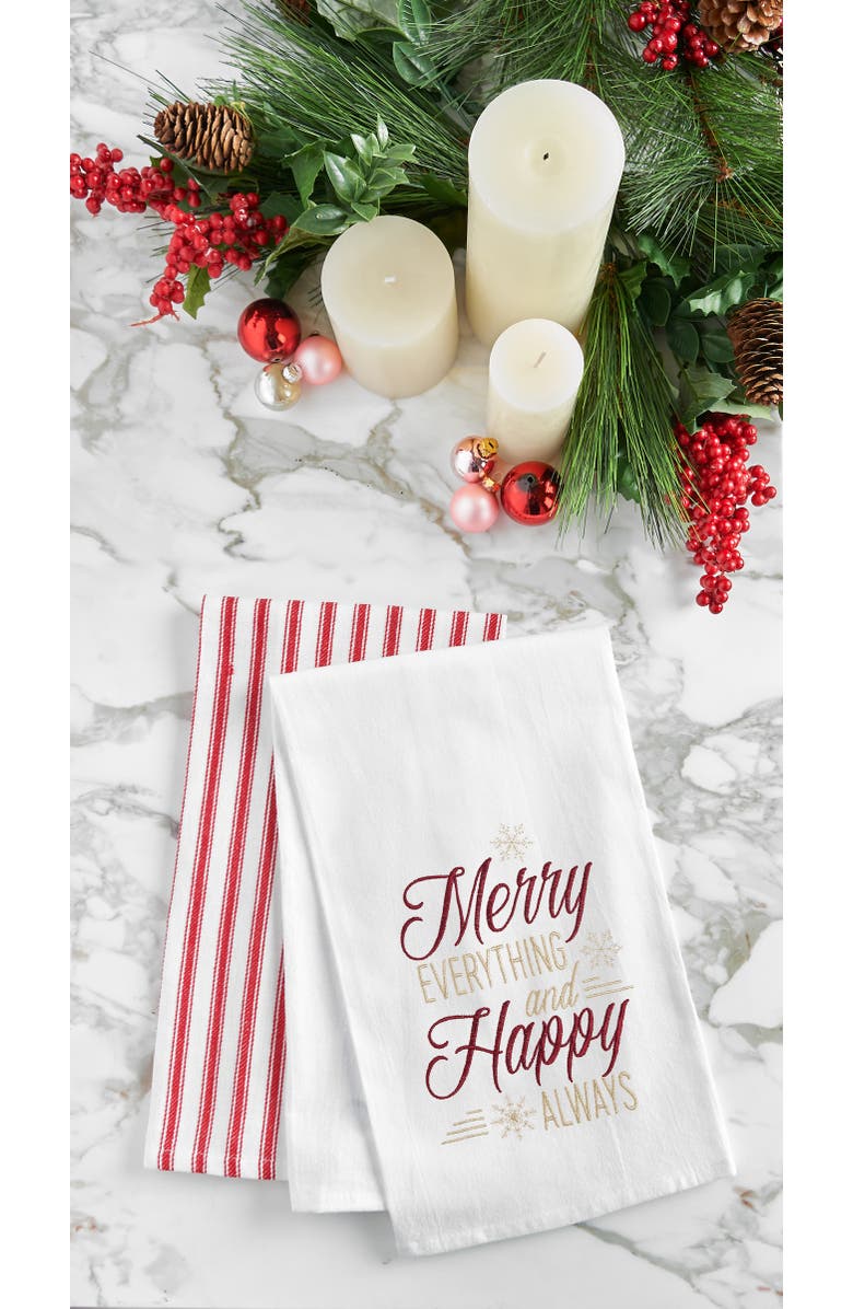 C&F Home Merry Everything Happy Always Towel, Alternate, color, Gold