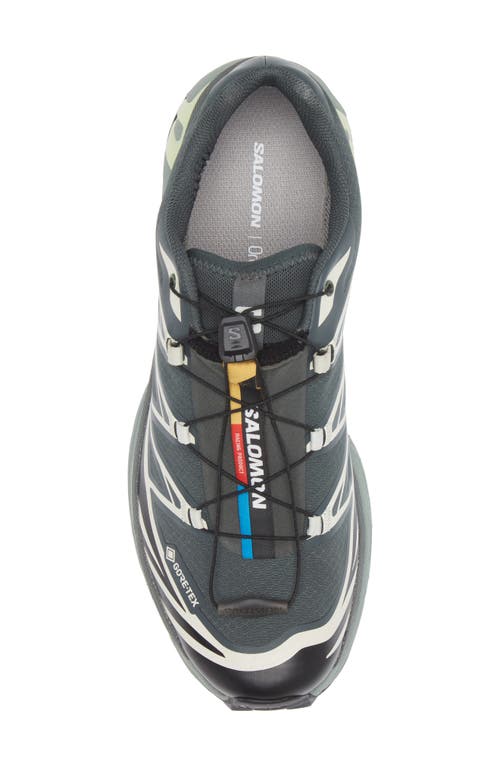 Salomon Gender Inclusive Xt-6 Gore-tex® Waterproof Sneaker In Olive Night