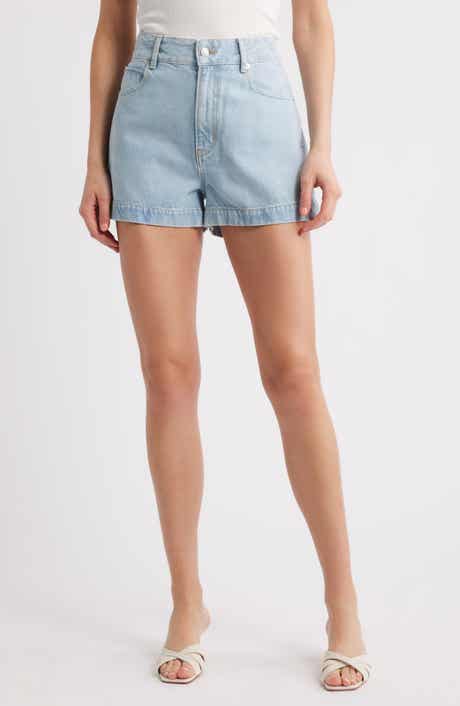 FRAME The Charm High Waist Denim Shorts