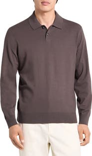 Theory Goris Long Sleeve Polo