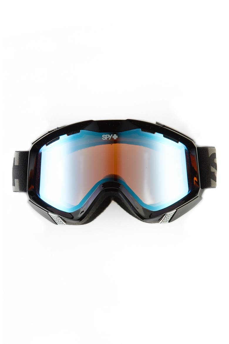 'Zed' Ski Goggles, Alternate, color, BLACK