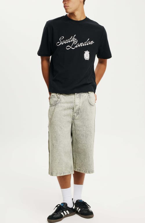 COTTON ON CROPPED FIT GRAPHIC T-SHIRT 